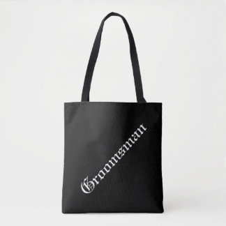 Custom Groomsman Canvas tas