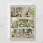 Custom Grootouders Dag Foto Feestdagen Kaart (Voorkant)
