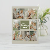 Custom Grootouders Dag Foto Feestdagen Kaart (Staand voorkant)