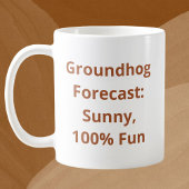 Custom Groundhog Weer Koffiemok