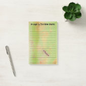 Custom Grunge Welded Metal Green Rusty Patina Post-it® Notes (Kantoor)