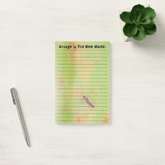 Custom Grunge Welded Metal Green Rusty Patina Post-it® Notes (Kantoor)