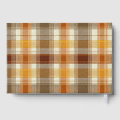 Custom Guest Book Gingham Style Vacation Rentals Gastenboek (Achterkant)