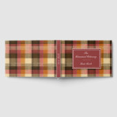 Custom Guest Book Gingham Style Vacation Rentals Gastenboek (Volledig)