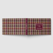Custom Guest Book Gingham Style Vacation Rentals Gastenboek (Volledig)
