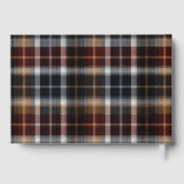 Custom Guest Book Gingham Style Vacation Rentals Gastenboek (Achterkant)