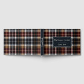 Custom Guest Book Gingham Style Vacation Rentals Gastenboek (Volledig)