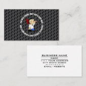 Custom Guitar Shop Luthier Sales Repair Service Visitekaartje (Voorkant / Achterkant)