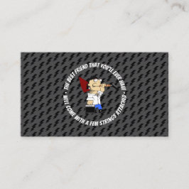 Custom Guitar Shop Luthier Sales Repair Service Visitekaartje