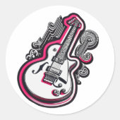 Custom Guitar Stickers (Voorkant)