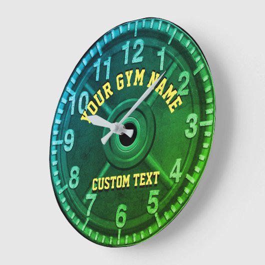 Custom Gym Clock Grote Klok (Hoek)