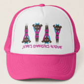 Custom Gym Gymnastics Academy Dance Studio Acrobat Trucker Pet (Voorkant)