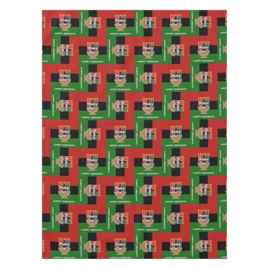 Custom HABARI GANI Kwanzaa Tafelkleed (Voorkant)