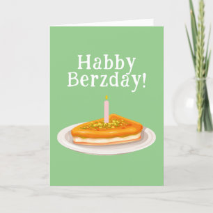 Custom Habby Berzday Knafeh Funny Arab Kaart