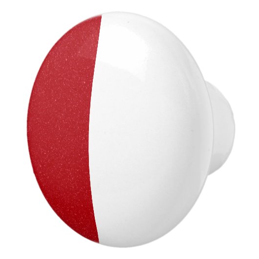 Custom Half Tomato Red Ceramic Pull Drawer Knob Keramische Knop (Rechts)