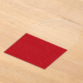 Custom Half Tomato Red Noise Acrylic Invitation Acryl Uitnodigingen (Laagn)