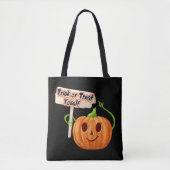 Custom Halloween Bag, Trick or treat You'self Funn Tote Bag (Voorkant)