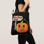 Custom Halloween Bag, Trick or treat You'self Funn Tote Bag (Dichtbij)