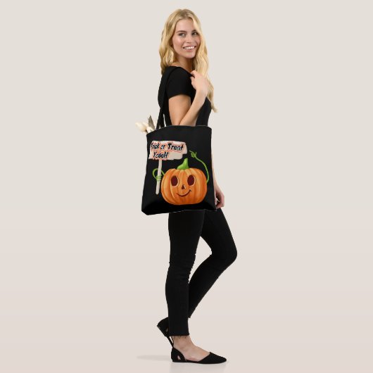 Custom Halloween Bag, Trick or treat You'self Funn Tote Bag (Op model)
