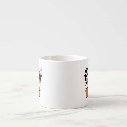 Custom Halloween Mom Hangin' with my Boos Espresso Kop (Voorkant)