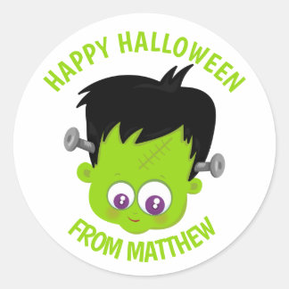 Custom Halloween Sticker - Frankenstein