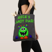 Custom Halloween Trick or treat Bag monster tas (Dichtbij)