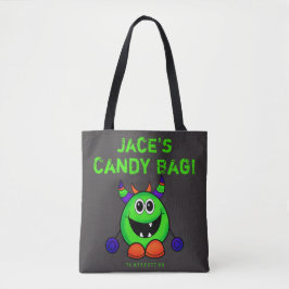 Custom Halloween Trick or treat Bag monster tas