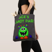 Custom Halloween Trick or treat Bag monster tas (Dichtbij)
