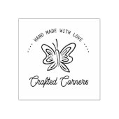 Custom Hand gemaakt met liefde Rubberstempel (Afrduk)