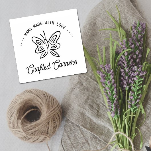 Custom Hand gemaakt met liefde Rubberstempel