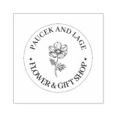 Custom Handmade With Love Round Craft Stamp Rubberstempel (Afrduk)