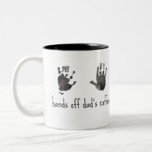 Custom Handprints Grappige Pap