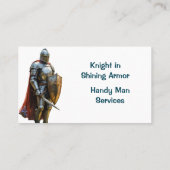 Custom Handy Man Service Repair Maintenance Visitekaartje (Achterkant)