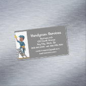 Custom Handyman Services Reparatie Magnetisch Visitekaartje (Voorbeeld)