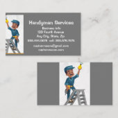 Custom Handyman Services Reparatie Visitekaartje (Voorkant / Achterkant)