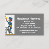 Custom Handyman Services Reparatie Visitekaartje (Voorkant)