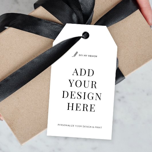 Custom Hang Label Afdrukken 3.5x2" Gift Label Labe Cadeaulabel