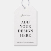 Custom Hang Label Afdrukken 3.5x2" Gift Label Labe Cadeaulabel (Voorkant)