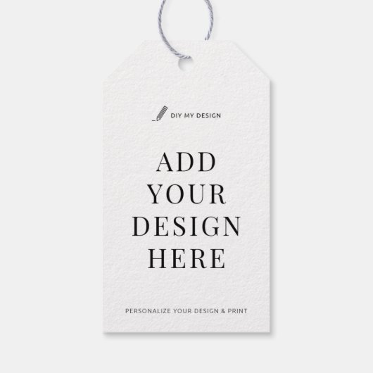 Custom Hang Label Afdrukken 3.5x2" Gift Label Labe Cadeaulabel (Achterkant)