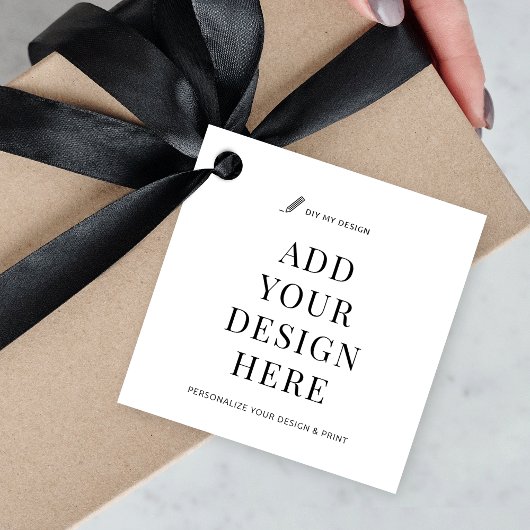 Custom Hang Label Printing 2x2" Favor Gift Labels