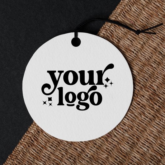 Custom Hang Labels met Company Logo Retail Clothin