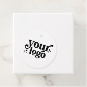 Custom Hang Labels met Company Logo Retail Clothin (In situ)