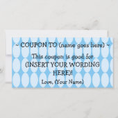 CUSTOM HANUKKAH CADEAUBON FEESTDAGENKAART (Voorkant)