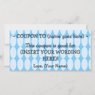 CUSTOM HANUKKAH GIFT COUPON FEESTDAGENKAART
