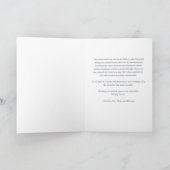 Custom Hanukkah Menorah Minimalist Doodle Letter Feestdagen Kaart (Binnen)