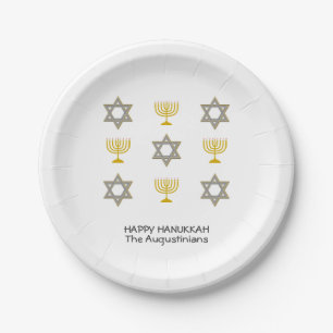 Custom Hanukkah Papieren Bordje