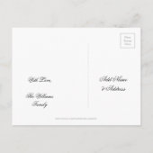 Custom Hanukkah Party Invitation Menorah Candle Uitnodiging Briefkaart (Achterkant)