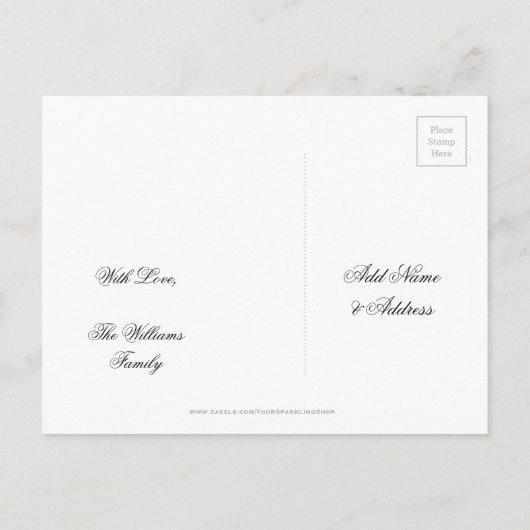 Custom Hanukkah Party Invitation Menorah Candle Uitnodiging Briefkaart (Achterkant)