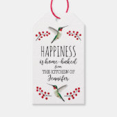 Custom Happiness is zelfgebakken Cadeaulabel (Voorkant)