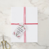 Custom Happiness is zelfgebakken Cadeaulabel (Met Touw)